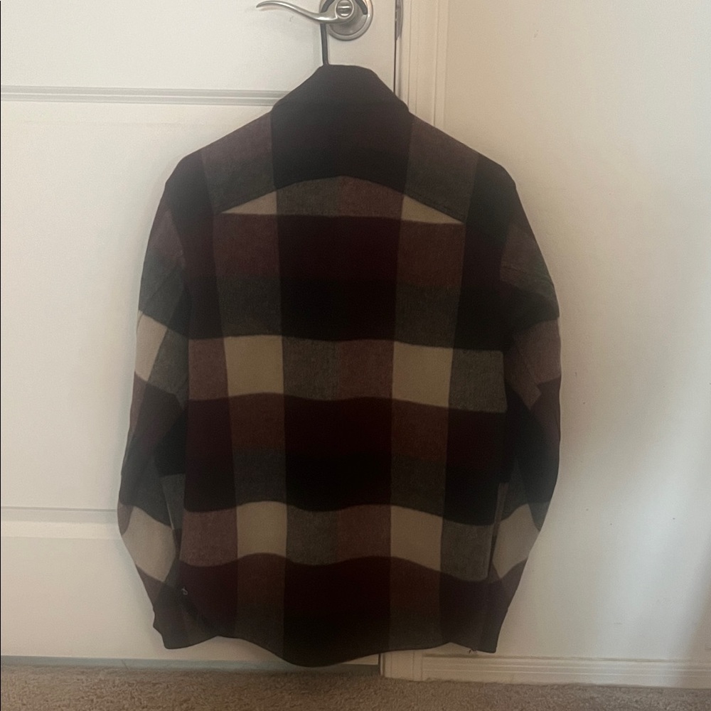 Rag & Bone Men's Checkered Shirt Jacket - Black, Brown, Cream - Picture 4 of 4